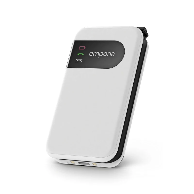 Emporia SIMPLICITYglam 7,11 cm (2.8) 106 g Weiß Seniorentelefon