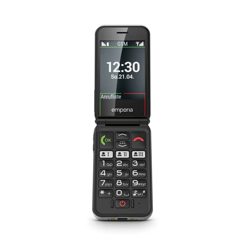 Emporia SIMPLICITYglam 7,11 cm (2.8) 106 g Weiß Seniorentelefon