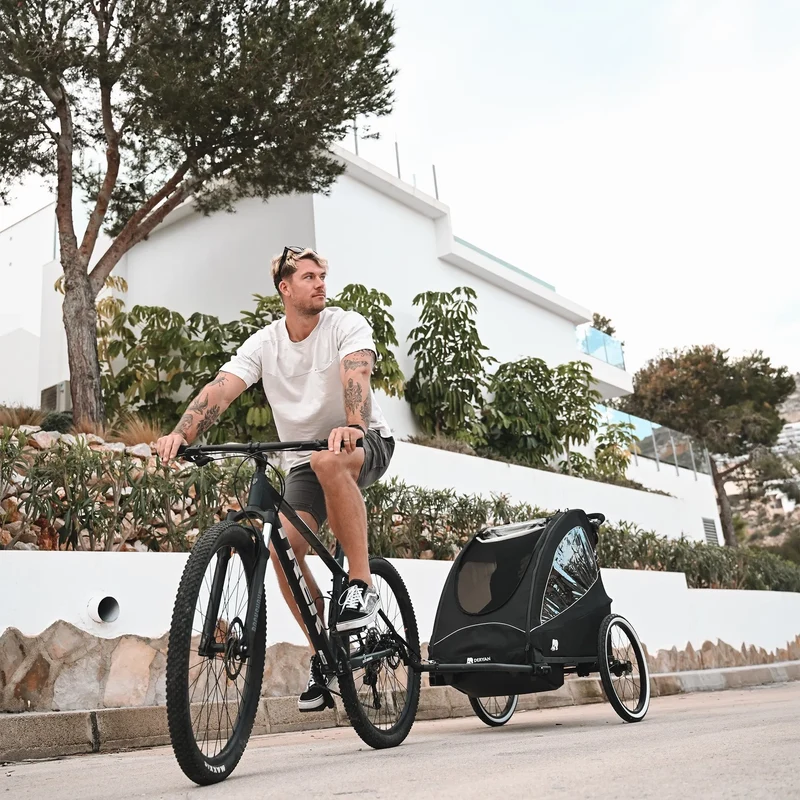 Luxus-Fahrradanhänger, 3-in-1-Kinderwagen und Jogger – für 1 Person