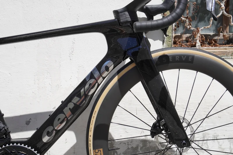 Cervelo S5 Sram Force E1 2x12 Powermeter | 2027 Five Black (Silver Decals)