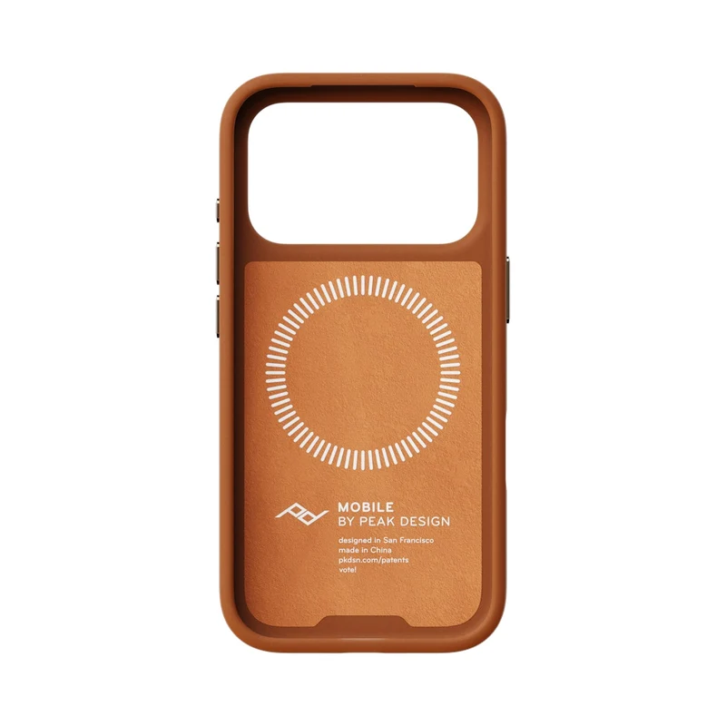 SlimLink Case | iPhone 18 Pro | Amber Leather