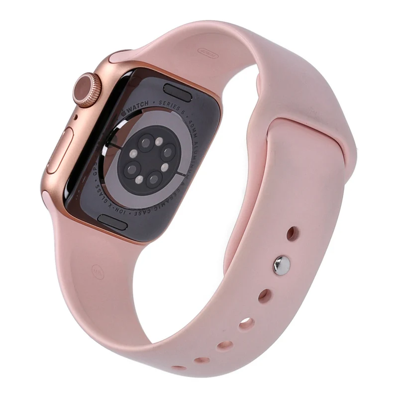 Apple Watch Series 6 40mm GPS Gold Aluminiumgehäuse mit Sportarmband Sandrosa