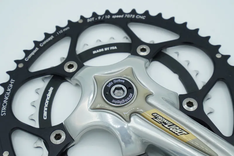 Stronglight Z-Light Compact Crankset | 2x / 9 & 10-Speed
