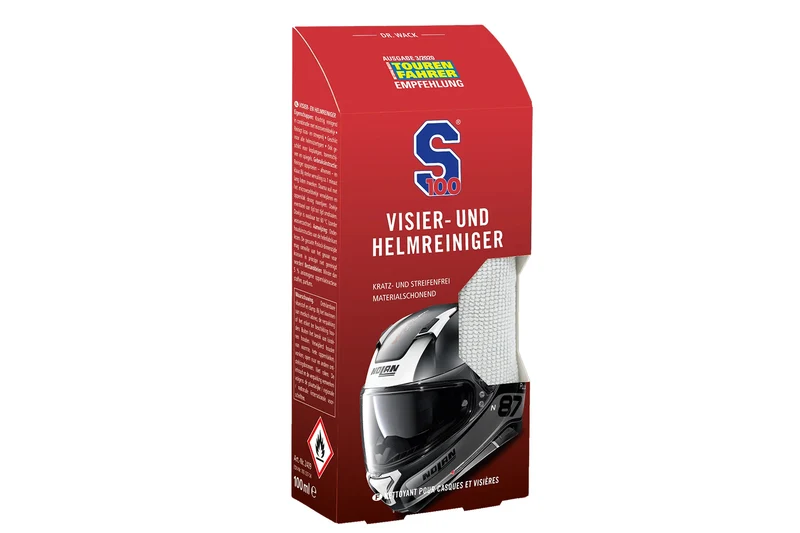 S100 Visor and Helmet Cleaner incl. microfibre towel
