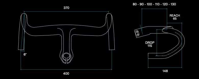 Basso Fuga - Handlebar / Vorbau Lenkereinheit Cockpit