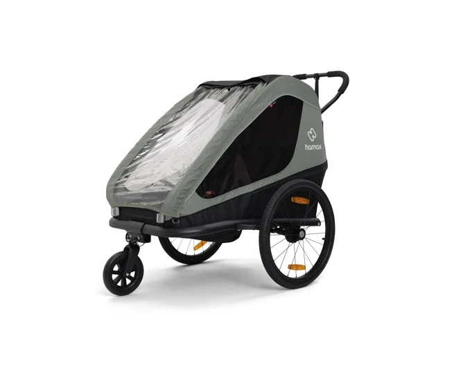Hamax Traveller Fahrradanhänger für Kinder (2-Sitzer)