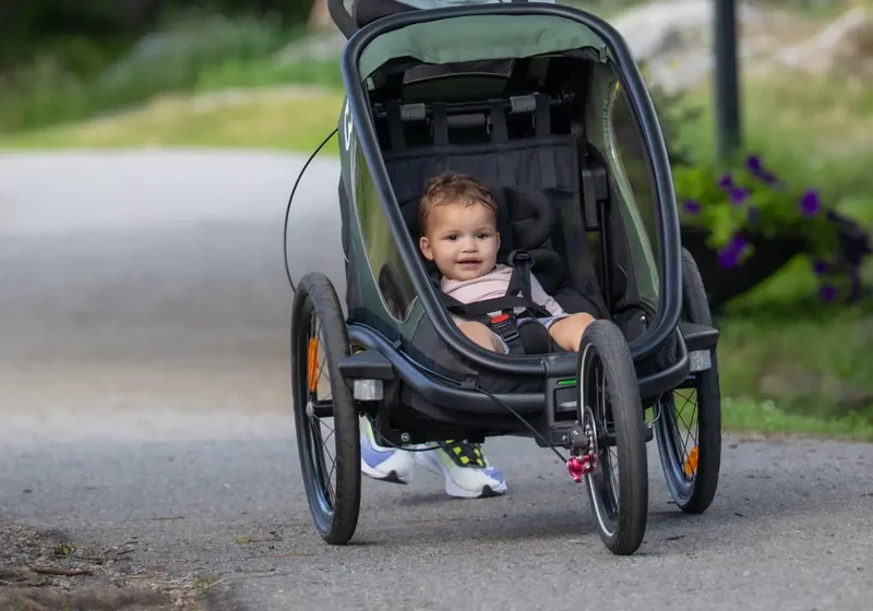 Hamax Outback Fahrradanhänger für Kinder (2-Sitzer)