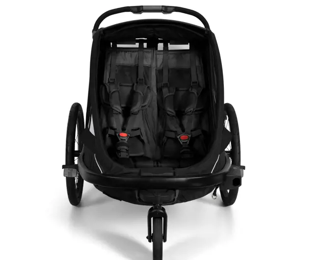 Hamax Breeze Fahrradanhänger für Kinder (2-Sitzer)
