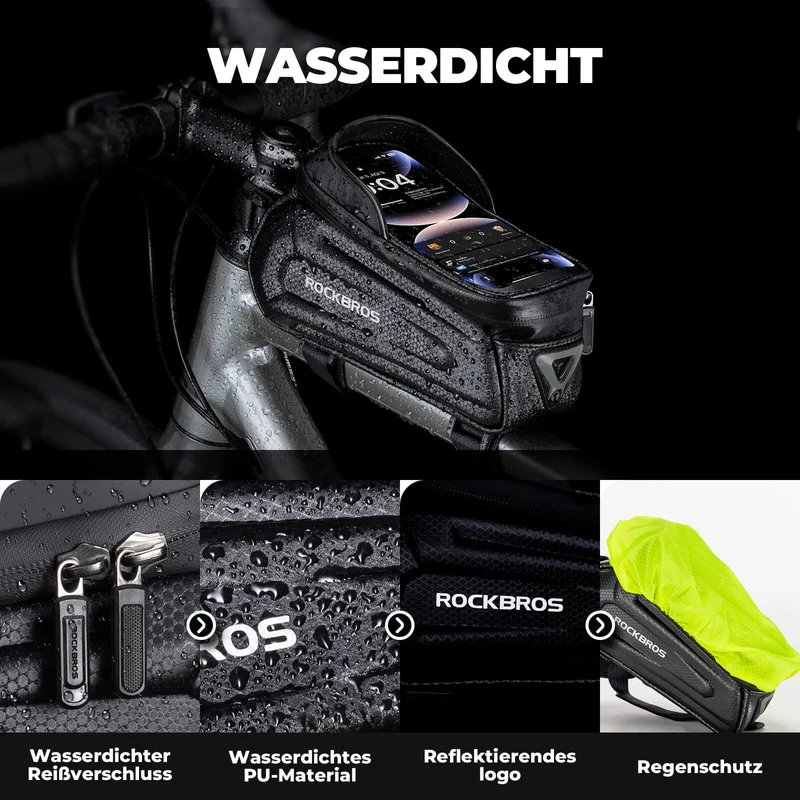 ROCKBROS Wasmachine wasbaar met TPU-touchscreen