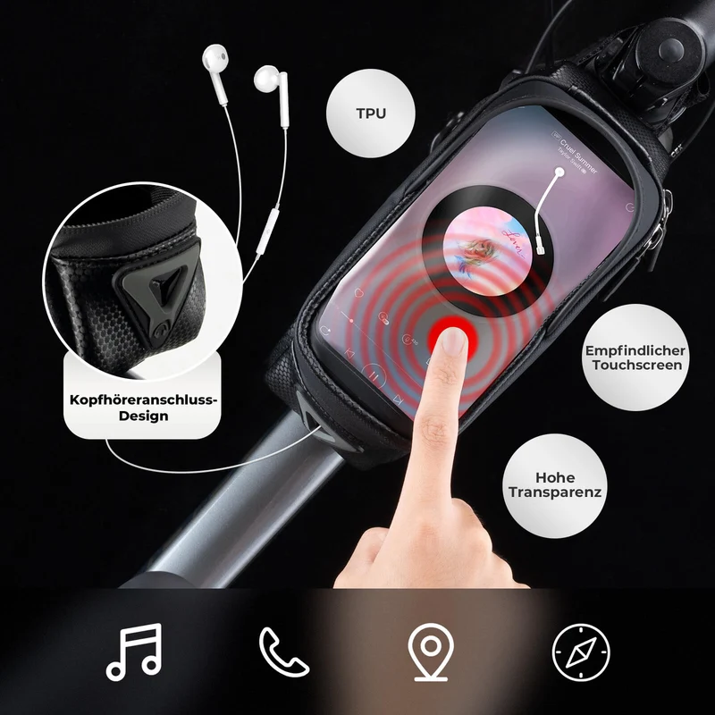 ROCKBROS Wasmachine wasbaar met TPU-touchscreen