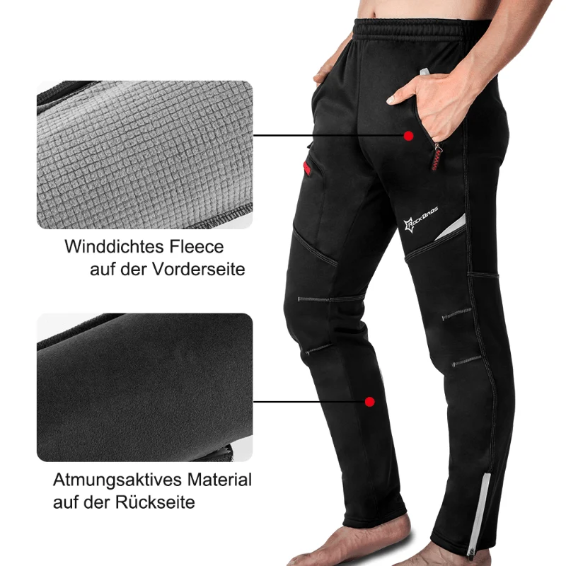 ROCKBROS Winterjas / Kous Herren Windschutz Radsportanzug