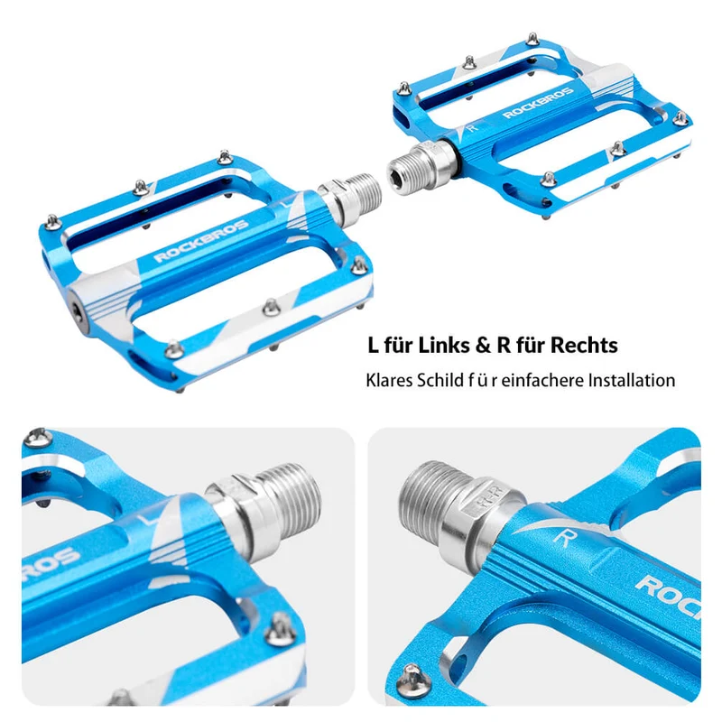 ROCKBROS Rennrad Pedale Alu afgedicht lager 9/16 Zoll 3 Farbe