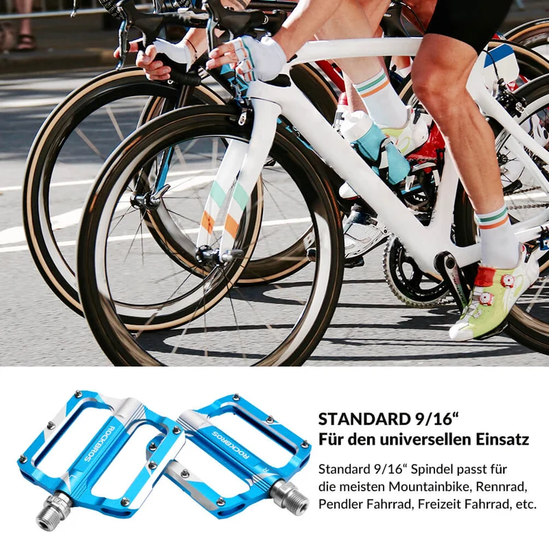 ROCKBROS Rennrad Pedale Alu afgedicht lager 9/16 Zoll 3 Farbe