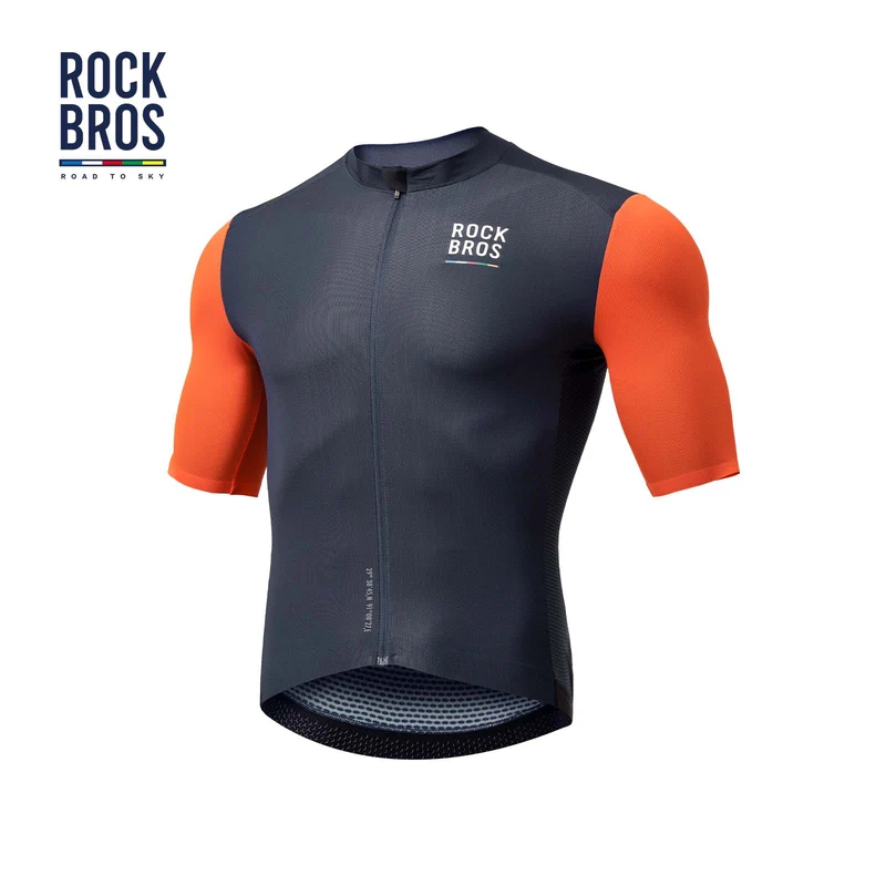 ROAD TO SKY Herren Kurzarm-Radtrikot Fahrrad Майка для MTB & Rennrad
