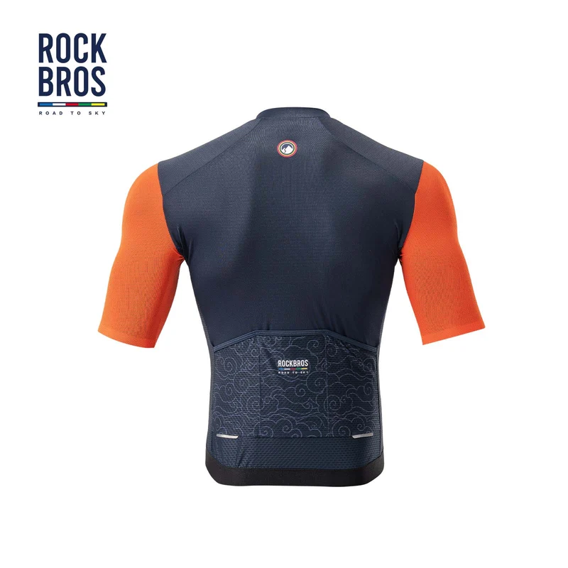 ROAD TO SKY Herren Kurzarm-Radtrikot Fahrrad Майка для MTB & Rennrad