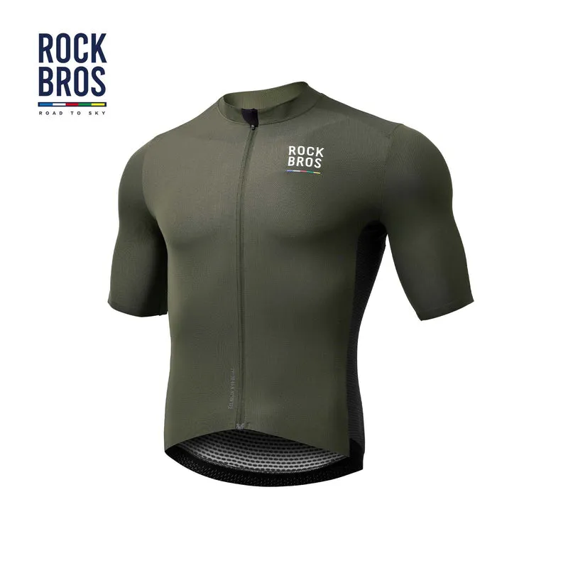 ROAD TO SKY Herren Kurzarm-Radtrikot Fahrrad Майка для MTB & Rennrad