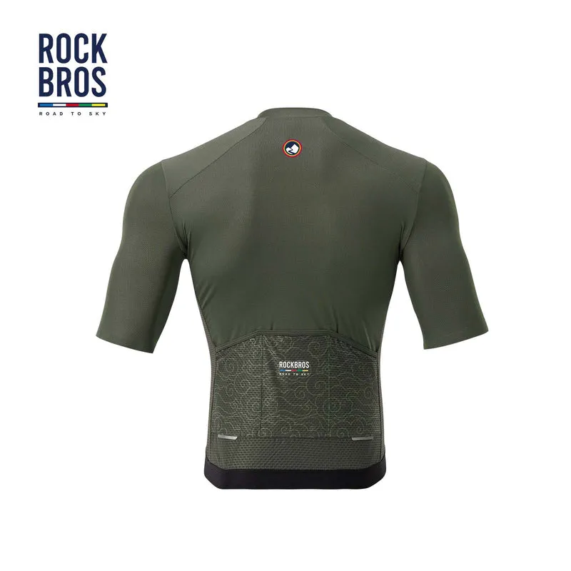 ROAD TO SKY Herren Kurzarm-Radtrikot Fahrrad Майка для MTB & Rennrad