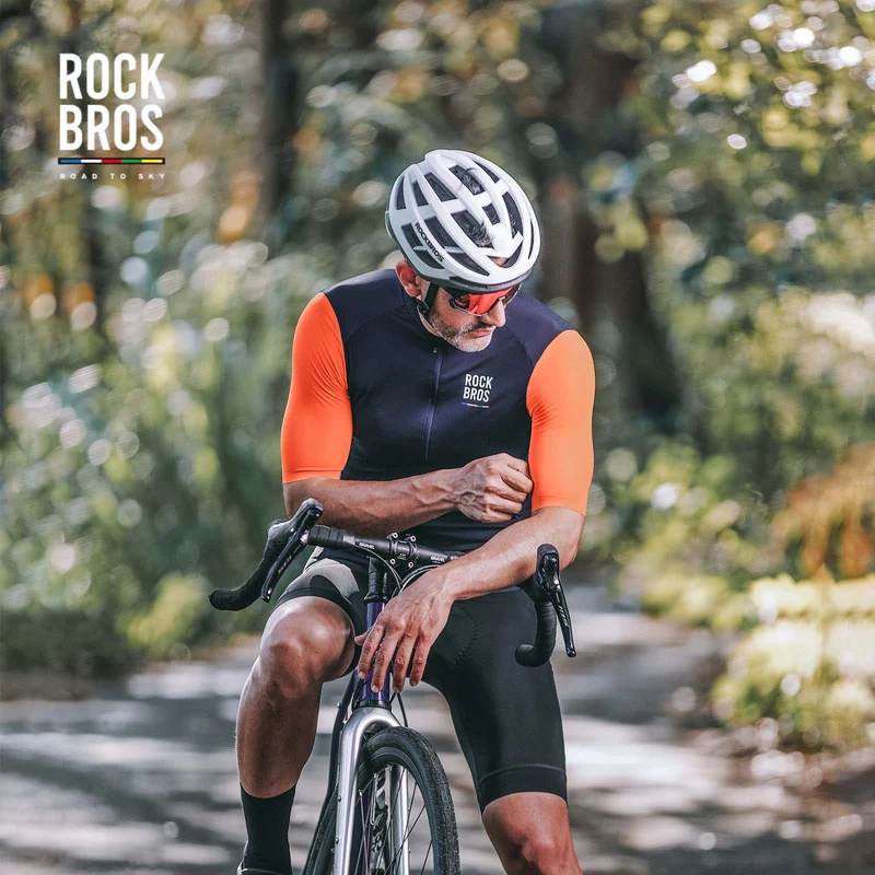 ROAD TO SKY Herren Kurzarm-Radtrikot Fahrrad Майка для MTB & Rennrad