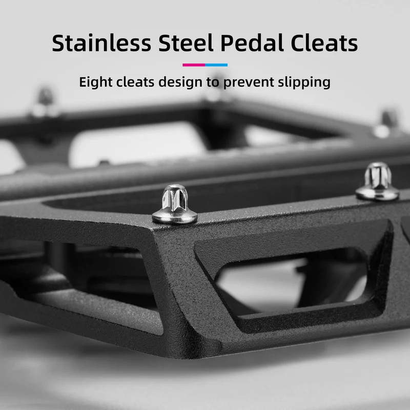 ROCKBROS Fahrradpedale Alu 2 in 1 SPD-pedaal voor MTB Rennrad Stadtrad