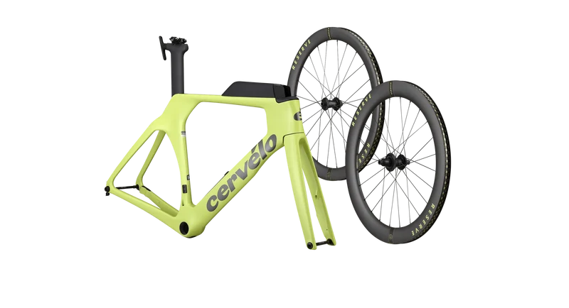 Cervelo P-Series Frameset Paris Green + Reserve Wheels - Limited Edition