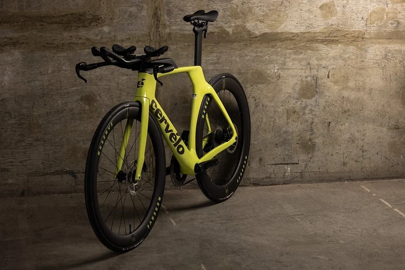 Cervelo P-Series Frameset Paris Green + Reserve Wheels - Limited Edition
