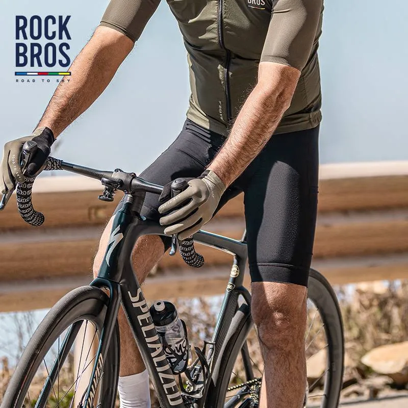 ROAD TO SKY Herren Fahrradhose atmungsaktive Radlerhose met 4D Sitzpolster