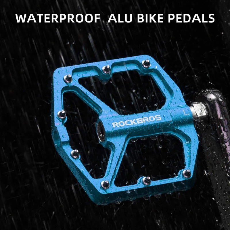 Педалі з алюмініевай платформай ROCKBROS 9/16 Zoll для MTB E-Bike Stadtrad