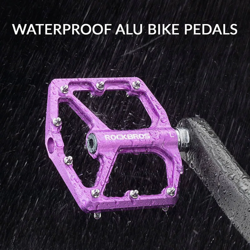 Педалі з алюмініевай платформай ROCKBROS 9/16 Zoll для MTB E-Bike Stadtrad