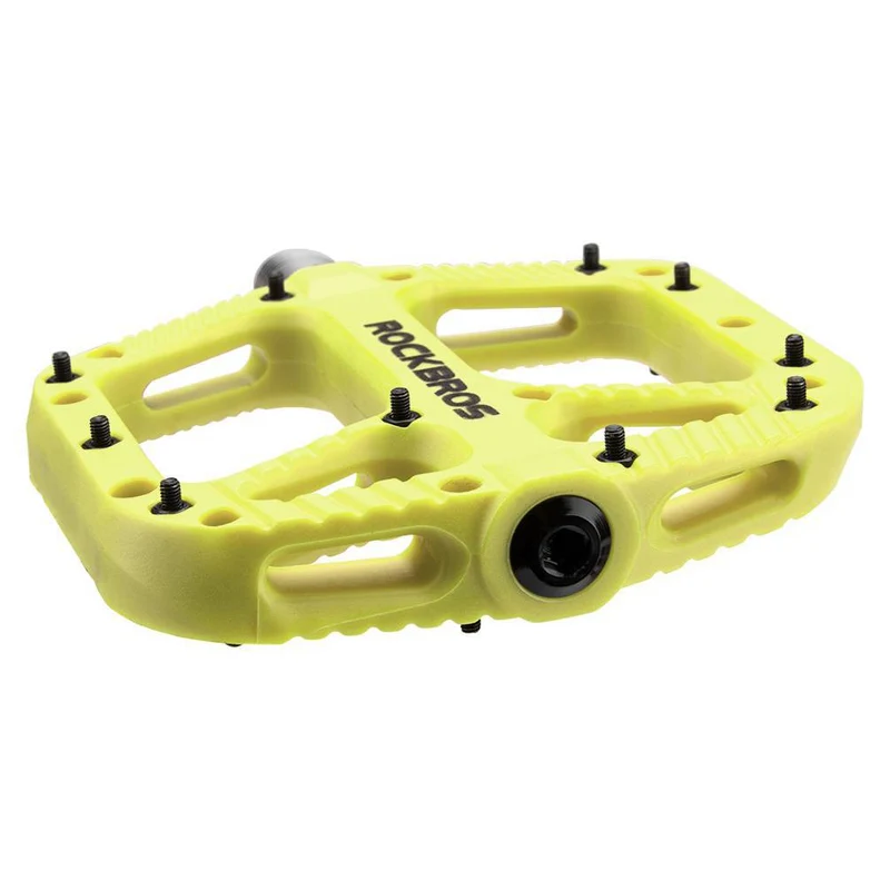 ROCKBROS Fahrradpedale Nylon Flat Pedale 9/16 Zoll mit 3 Bearing