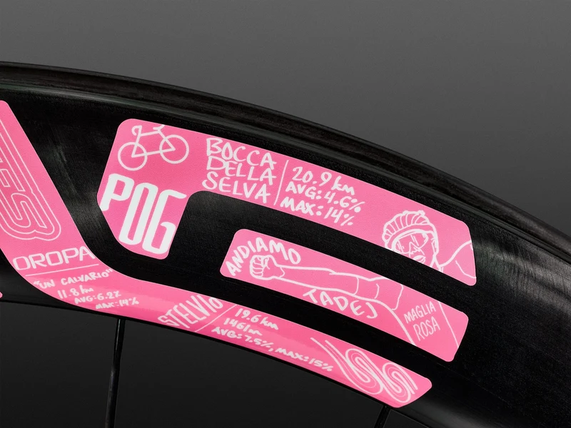 ENVE SES 4.5 Limited Edition Giro d'Italia Pogacar Disc Carbon Wheelset/Laufradsatz XDR/HG