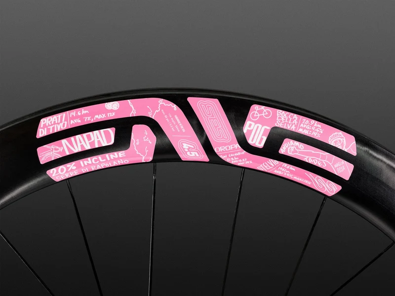 ENVE SES 4.5 Limited Edition Giro d'Italia Pogacar Disc Carbon Wheelset/Laufradsatz XDR/HG