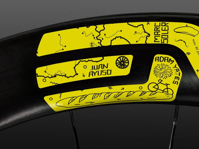 ENVE SES 4.5 Limited Edition Tour de France Disc Carbon Wheelset/Laufradsatz XDR/HG