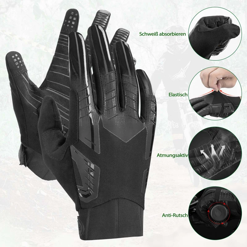 ROCKBROS Handschoen met touchscreen-design voor outdoor-activiteiten, unisex