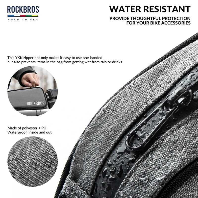 ДАРОГА ДА НЕБА Reflektierende Wasserabweisende Fahrrad Oberrohrtasche