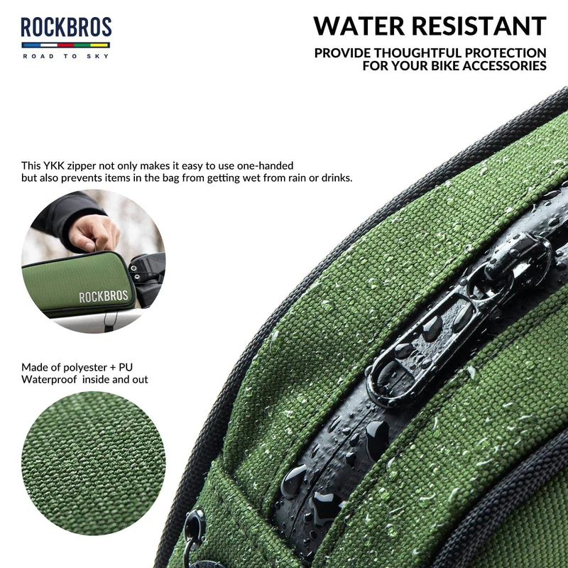 ДАРОГА ДА НЕБА Reflektierende Wasserabweisende Fahrrad Oberrohrtasche