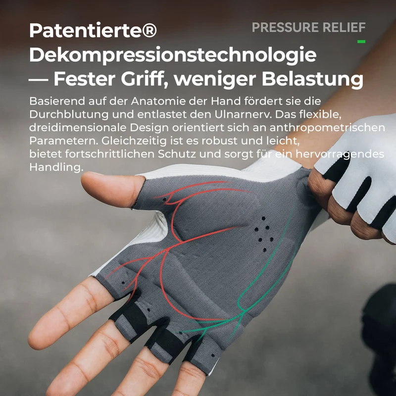 Elastic Interface® Halbvinger Fahrradhandschuhe