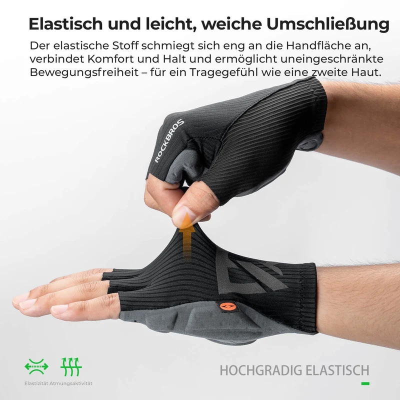Elastic Interface® Halbvinger Fahrradhandschuhe