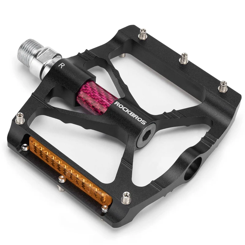 ROCKBROS Alu Fahrradpedale 9/16 Zoll met zwei PVC Reflektoren