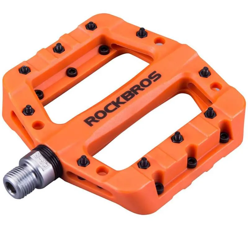 ROCKBROS Fahrradpedale 9/16 Zoll MTB-pedaal met 3 lagers uit nylon