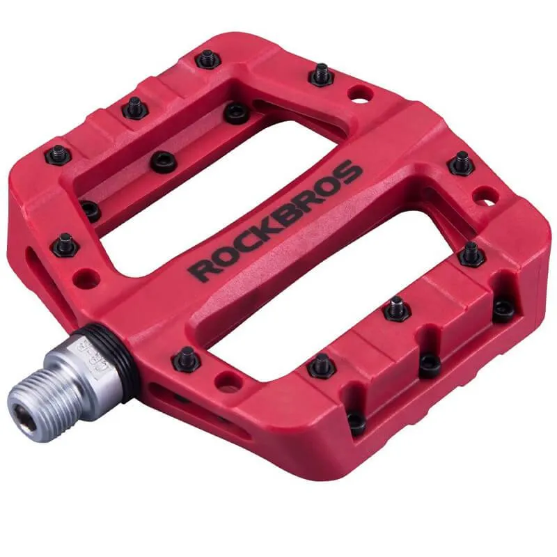 ROCKBROS Fahrradpedale 9/16 Zoll MTB-pedaal met 3 lagers uit nylon