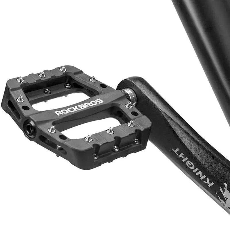 ROCKBROS Fahrradpedale 9/16 Zoll MTB-pedaal met 3 lagers uit nylon