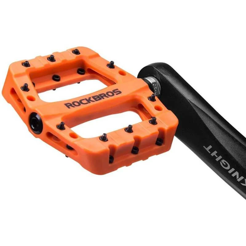 ROCKBROS Fahrradpedale 9/16 Zoll MTB-pedaal met 3 lagers uit nylon