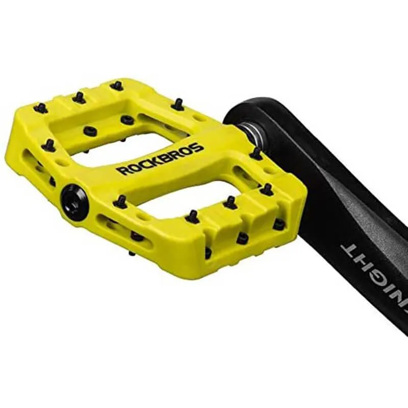 ROCKBROS Fahrradpedale 9/16 Zoll MTB-pedaal met 3 lagers uit nylon