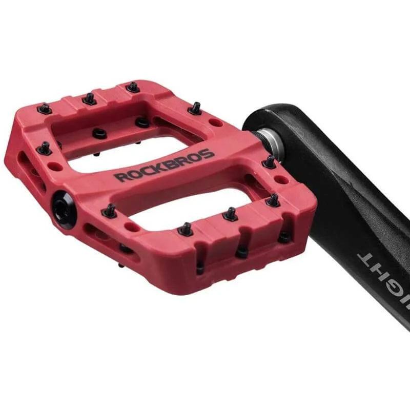 ROCKBROS Fahrradpedale 9/16 Zoll MTB-pedaal met 3 lagers uit nylon