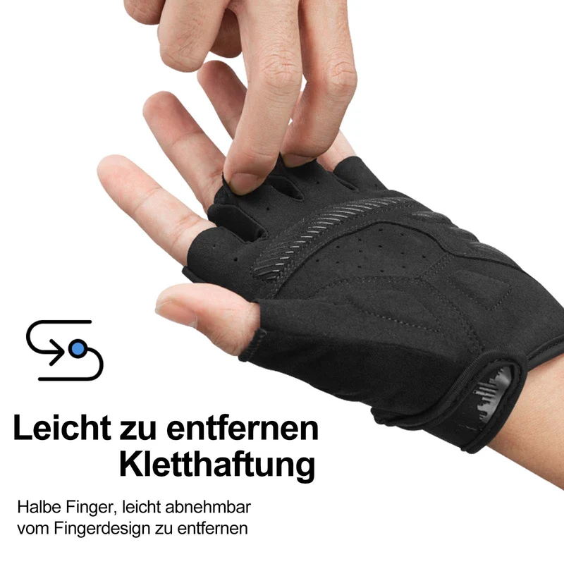ROCKBROS anti-reithandschoenen met reflecterende halve vingers S-XXL