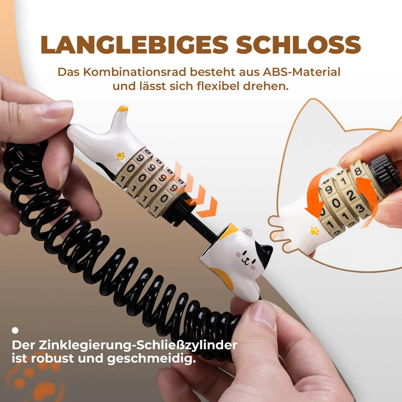 ROCKBROS Multifunctioneel Fahrradschloss Kinder Zahlenschloss Helmschloss