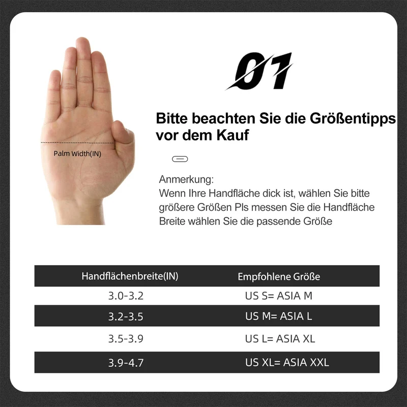 ROCKBROS Fahrradhandschuhe Winter Herren rutschfest touchscreen