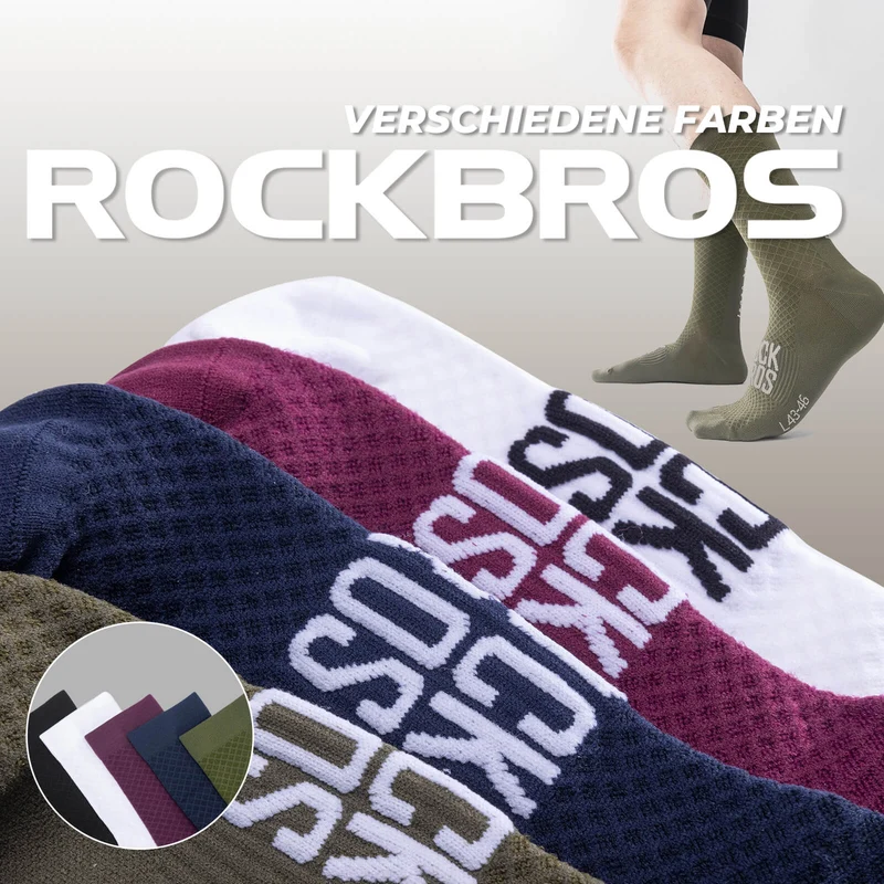ROAD TO SKY Sportsocken Baumwolle Atmungsaktive Laufsocken voor MTB & Rennrad