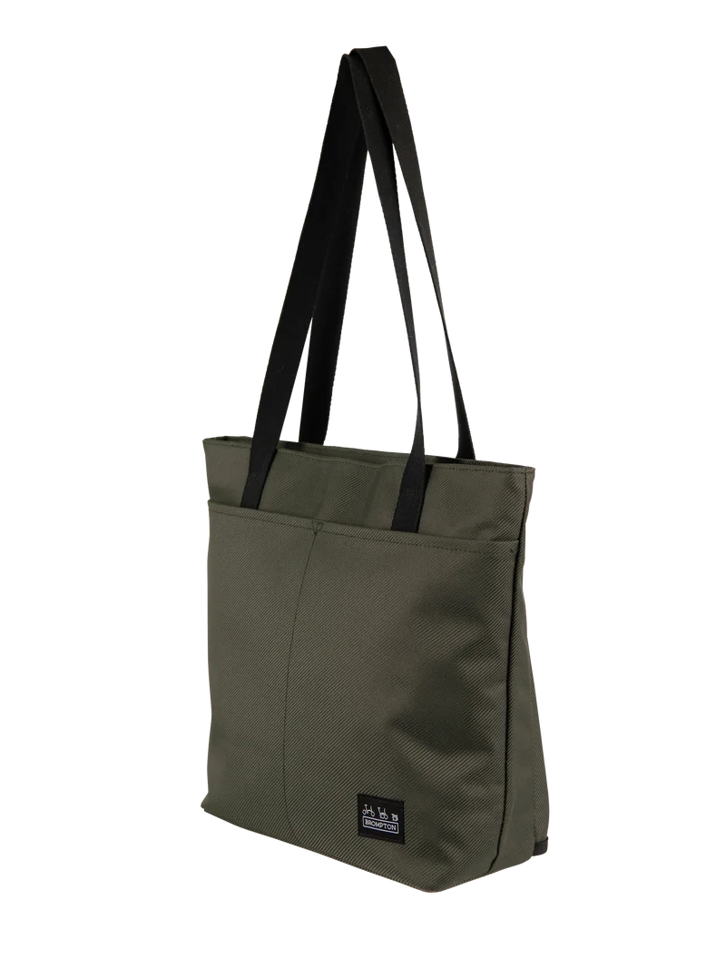 Brompton Borough Tote Tragetasche S Olive mit Rahmen - Q101581