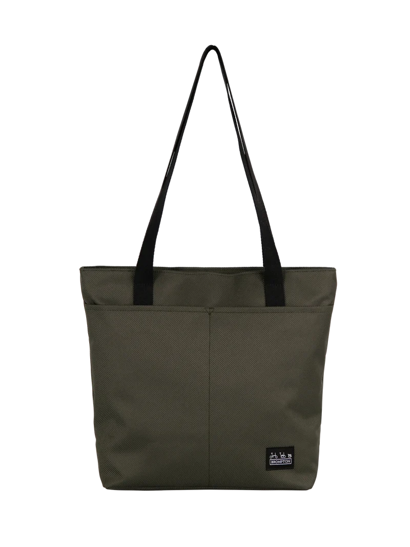 Brompton Borough Tote Tragetasche S Olive mit Rahmen - Q101581
